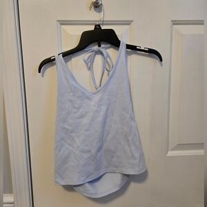Light Blue Halter Top